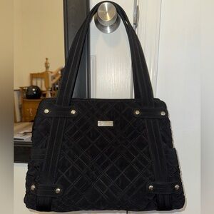 Vera Bradley Black Quilted Shoulder Bag